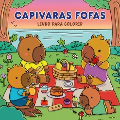 Porto Editora Capivaras Fofas - Livro de Colorir