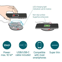 Sale Legami Carregador Wireless - Kitty