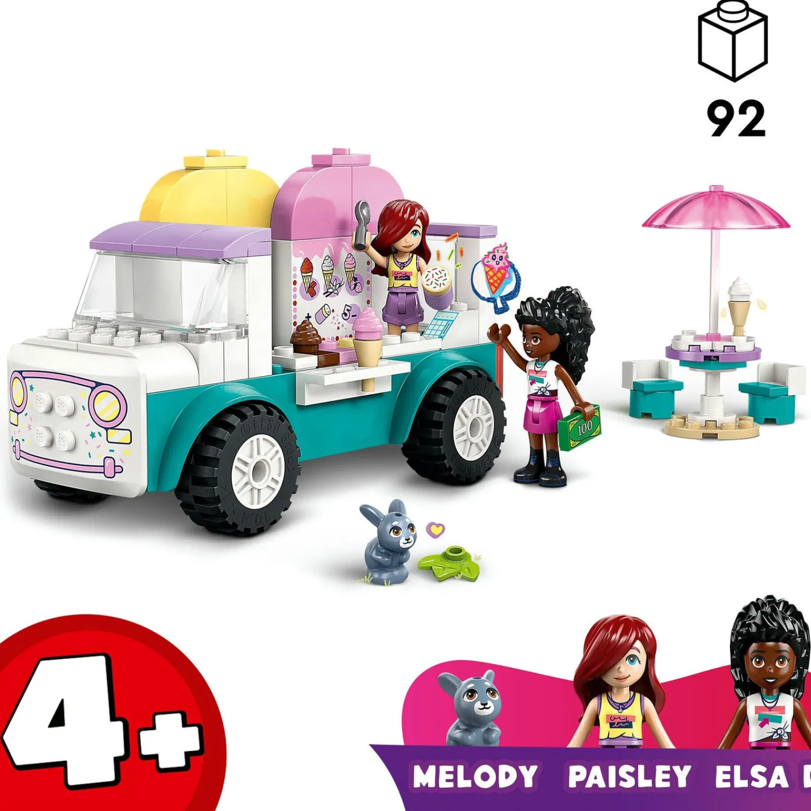Lego-Friends Carrinha De Gelados De Heartlake City