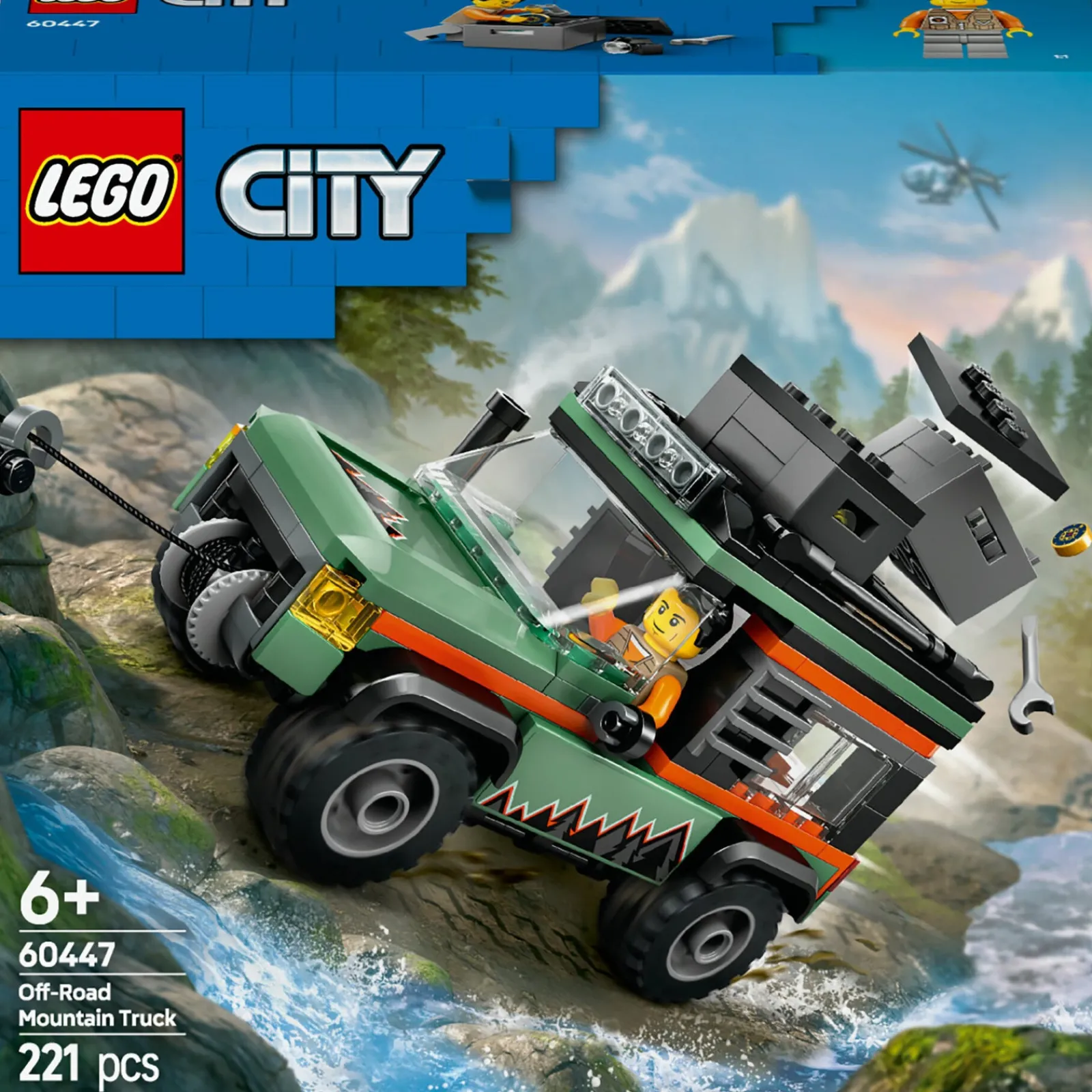 Lego-City Carrinha De Montanha 4X4 Todo-O-Terreno