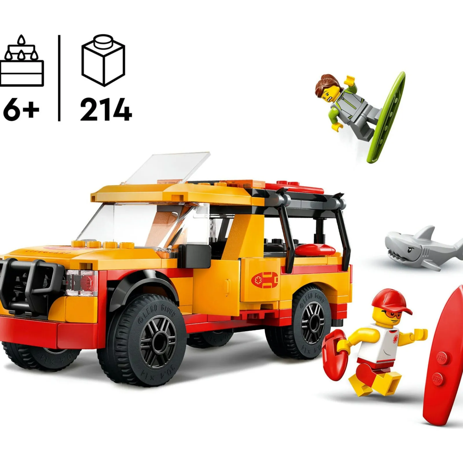 Lego-City Carrinha De Resgate Salva-Vidas Lego