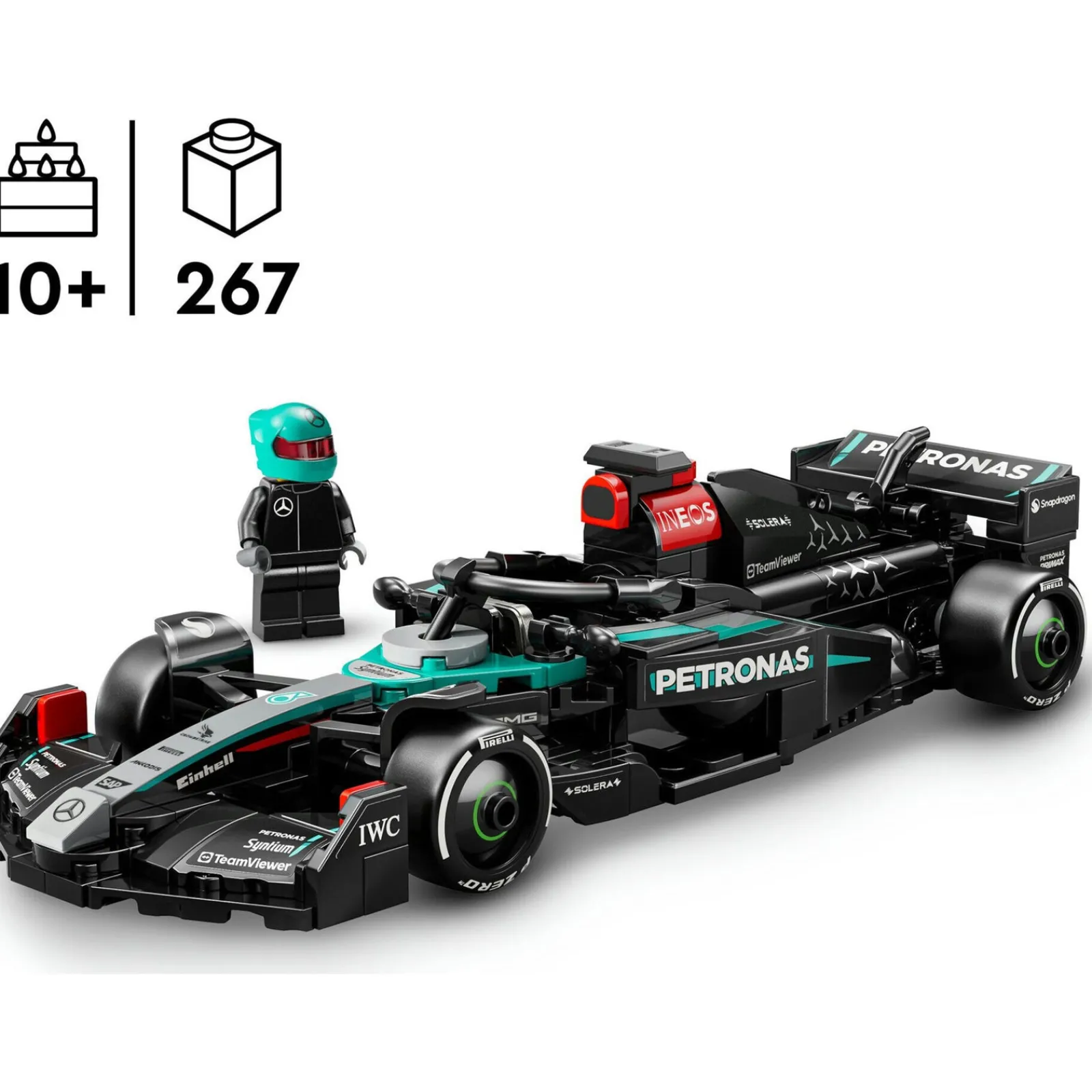 Lego-Speed Carro de Corrida Mercedes-AMG F1 W15 Lego