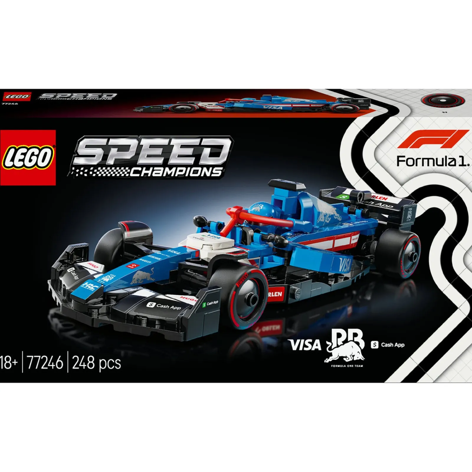 Clearance Lego-Speed Carro de Corrida Visa Cash App RB Vcarb 01 F1 Lego