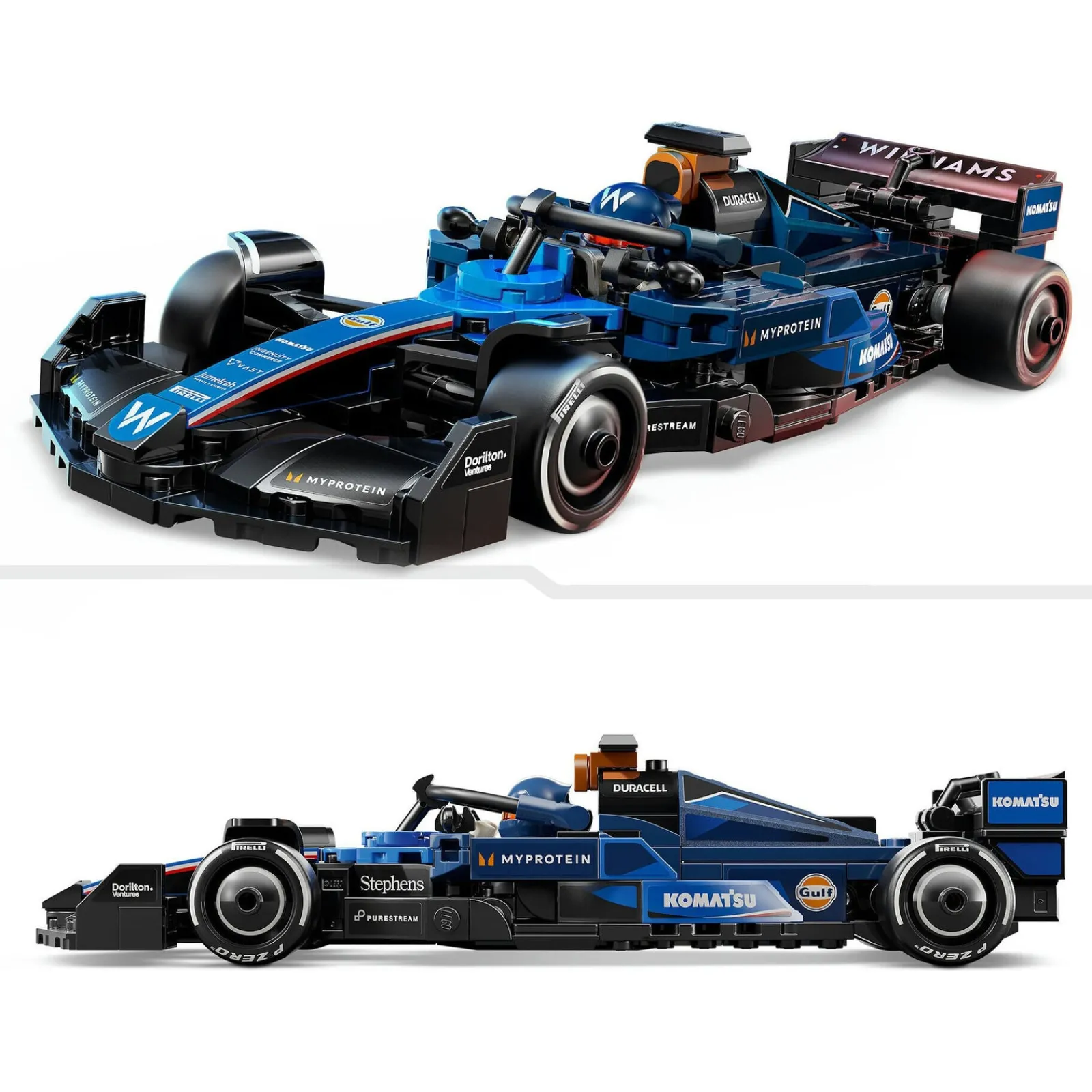 Lego-Speed Carro de Corrida Williams Racing FW46 F1 Lego