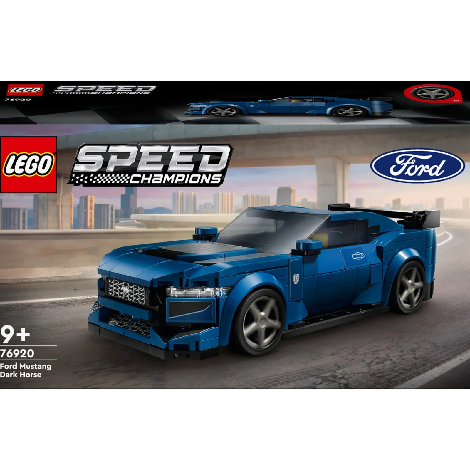 Lego-Speed Carro Desportivo Ford Mustang Dark Horse