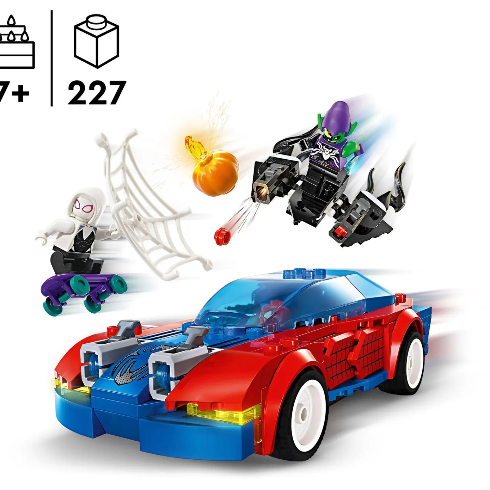 Lego-Super Hero Carro Spiderman es
