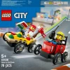 Hot Lego-City Carros De Pizza Vs. Carro Dos Bombeiros