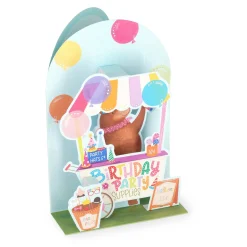 Legami Cartão Pop-Up - Carrinho Ursinho