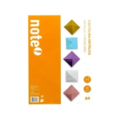 Note! Cartolina Metálica A4 10 Folhas