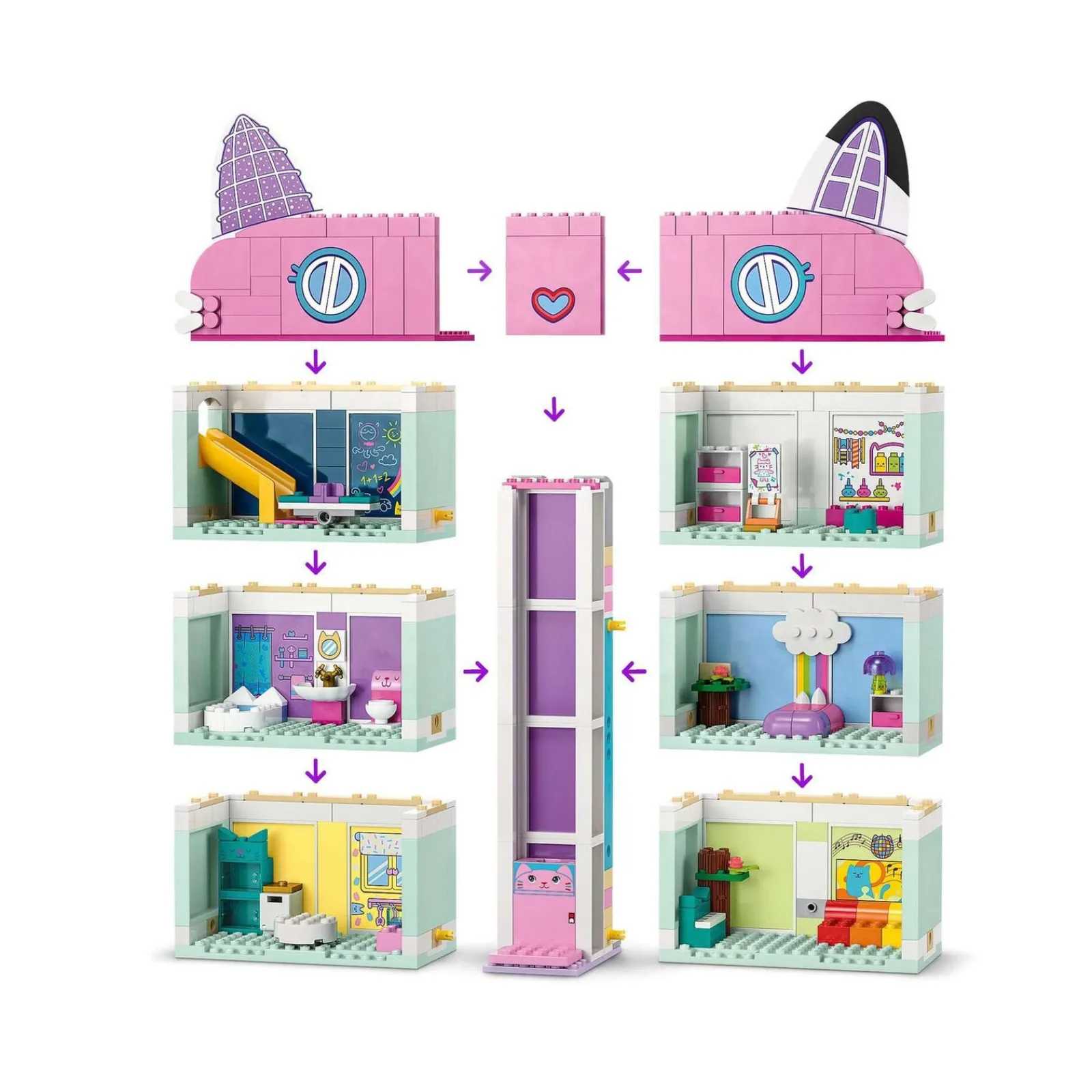 Lego-Gabby Casa Das Bonecas Da Gabby Lego