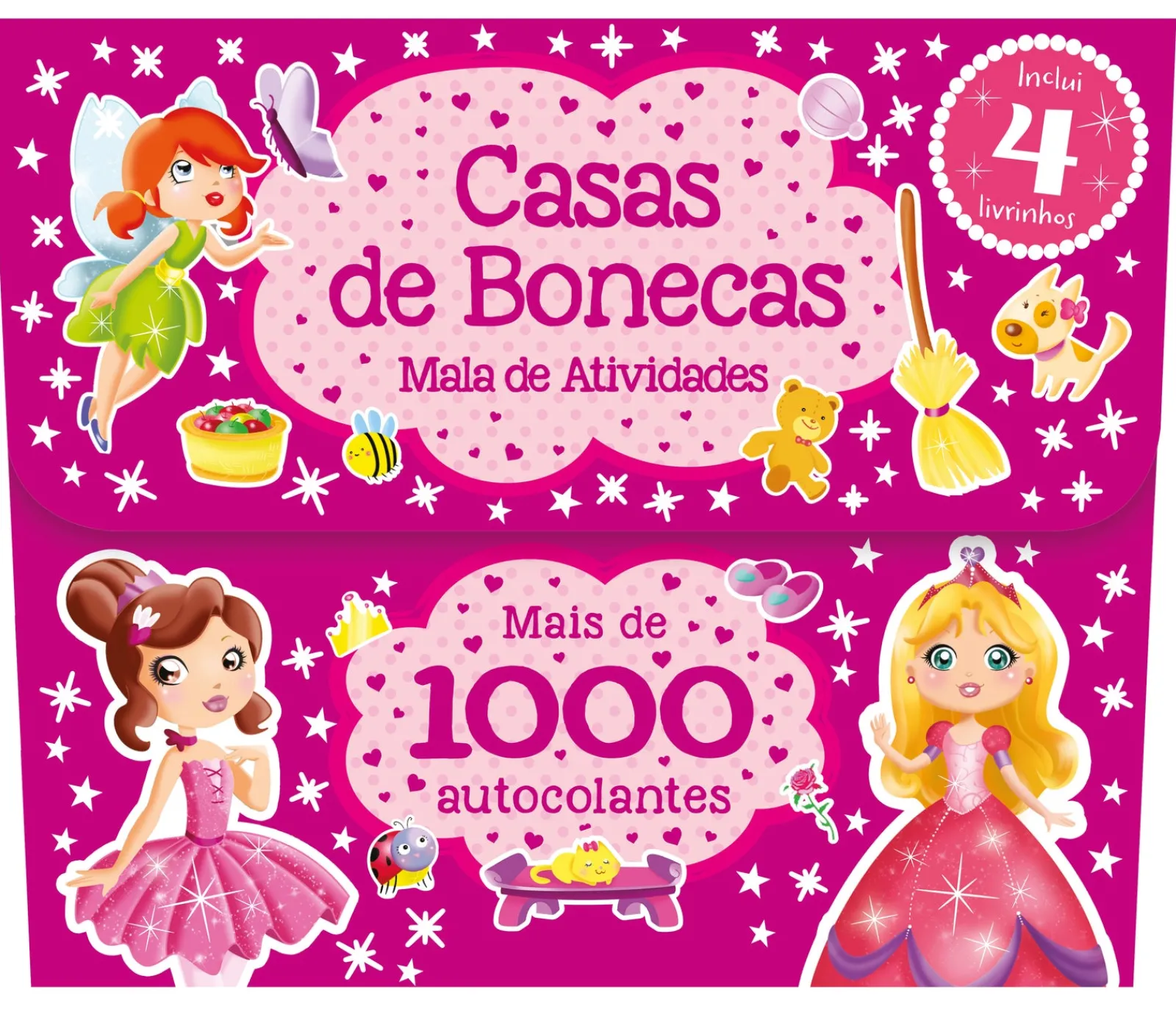 Jacarandá Casas de Bonecas - Mala de Atividades - Mais de 1000 Autocolantes