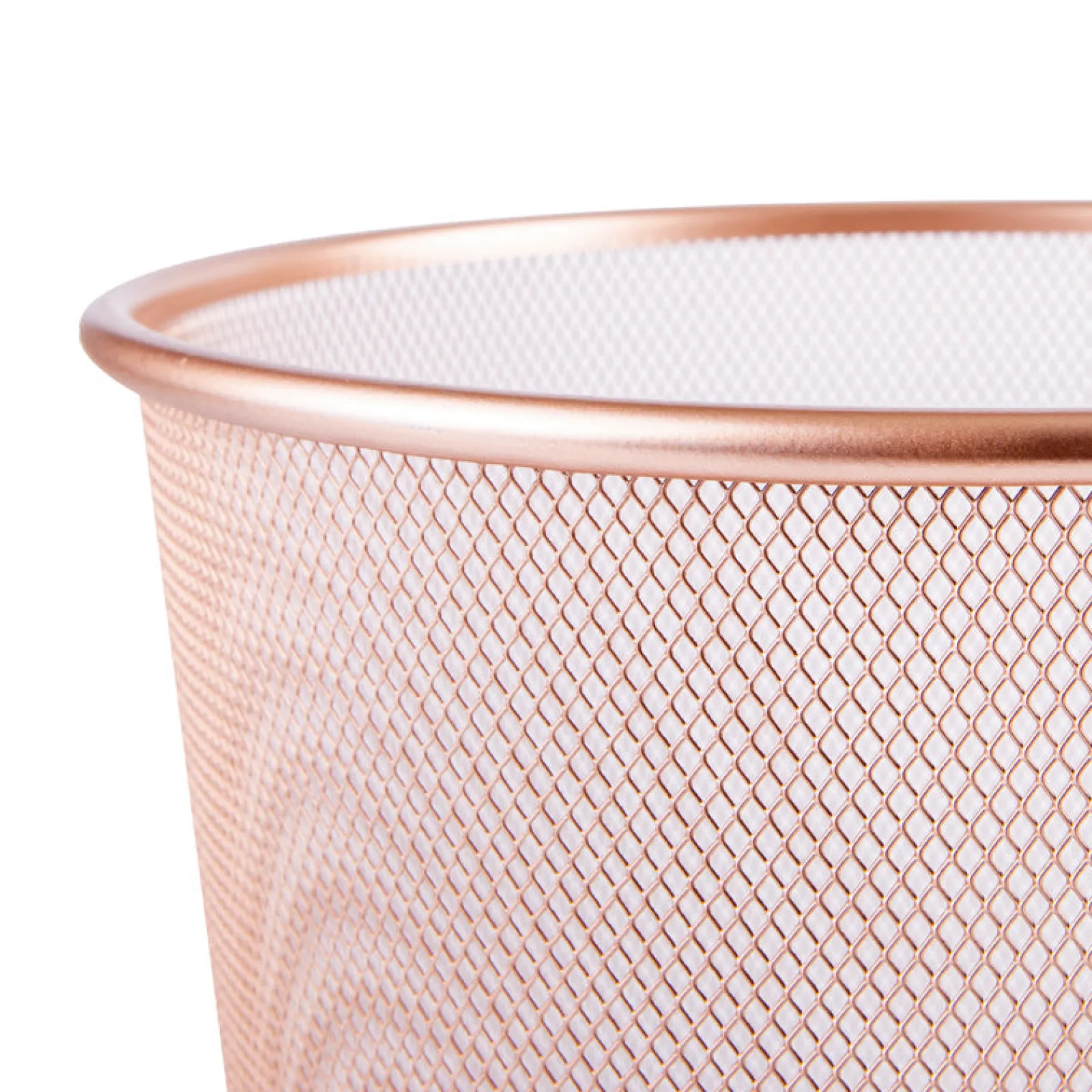 Outlet Note! Cesto Papeis Rose Gold