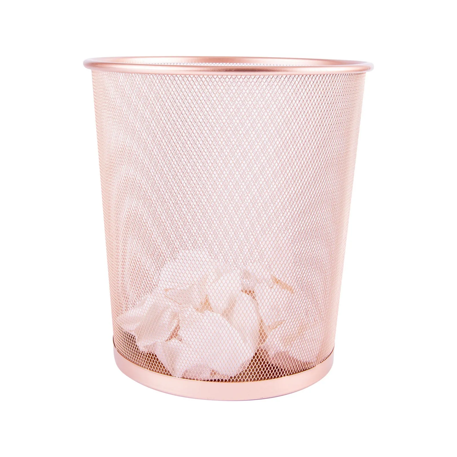 Outlet Note! Cesto Papeis Rose Gold