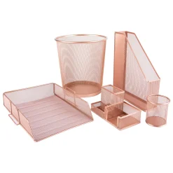 Outlet Note! Cesto Papeis Rose Gold