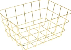 Koopman Cesto Papéis Dourado