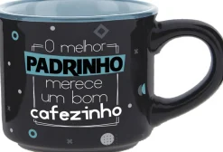 Hot Lovely Story Chávena 50ml - Melhor Padrinho Merece Bom Cafezinho