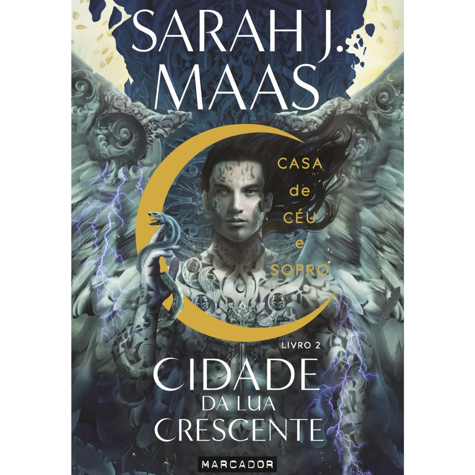 Marcador Cidade da Lua Crescente - Livro 2: Casa de Céu e Sopro de Sarah J. Maas