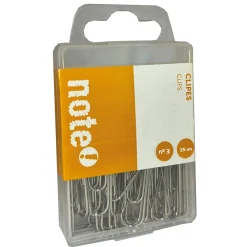 Note! Clips Cromados Nº3 25 unidades