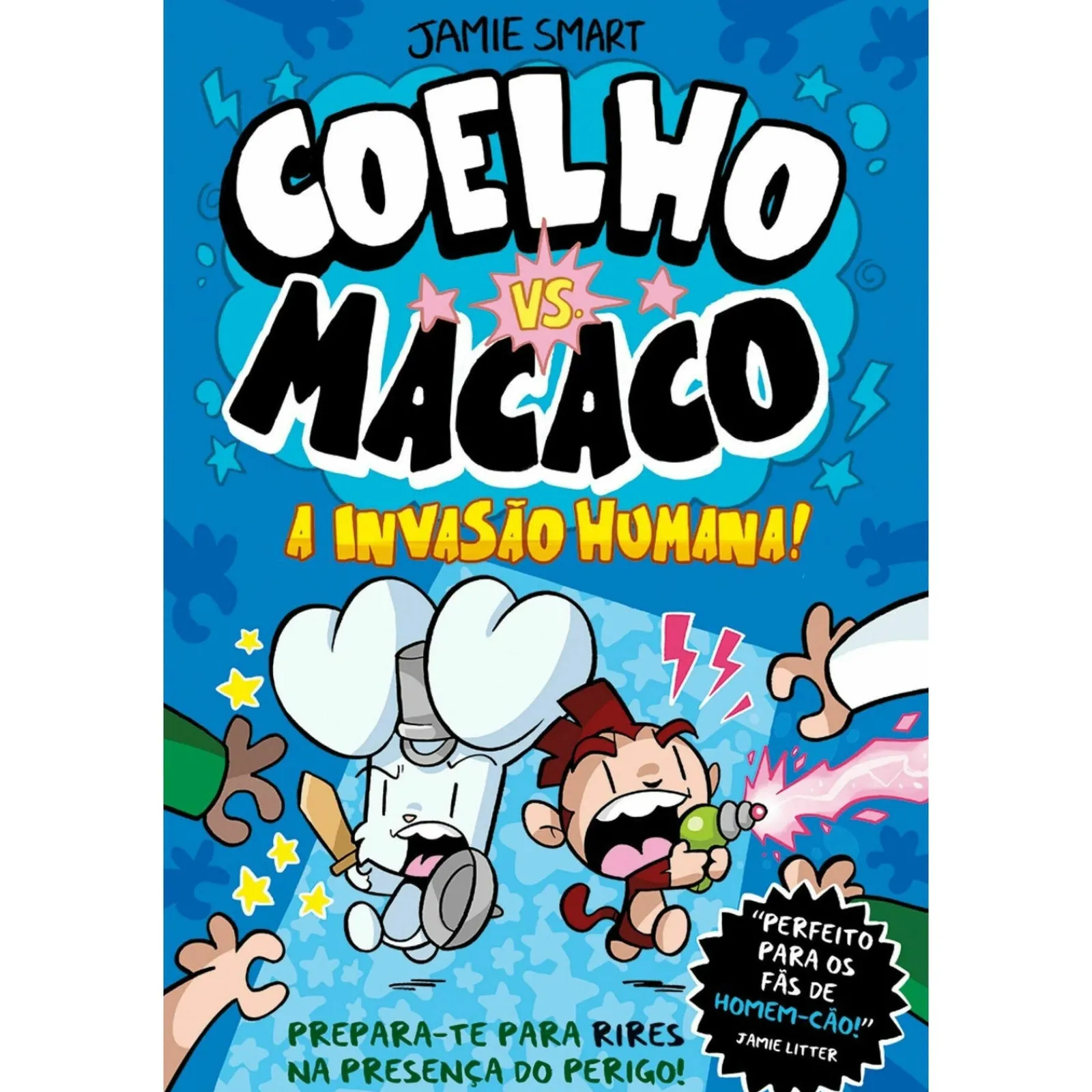 Sale Porto Editora Coelho Vs. Macaco - A Invasão Humana de Jamie Smart