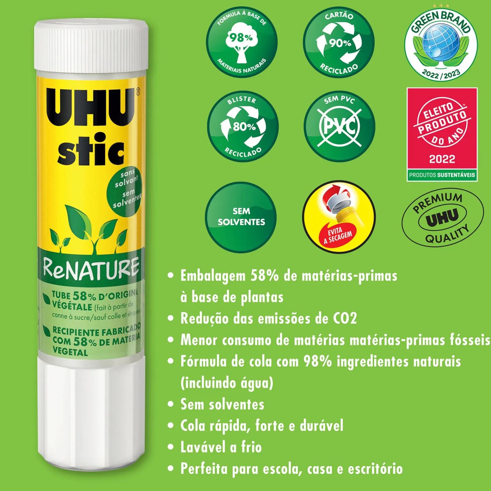 New Uhu Cola Stick Renature 8,2G