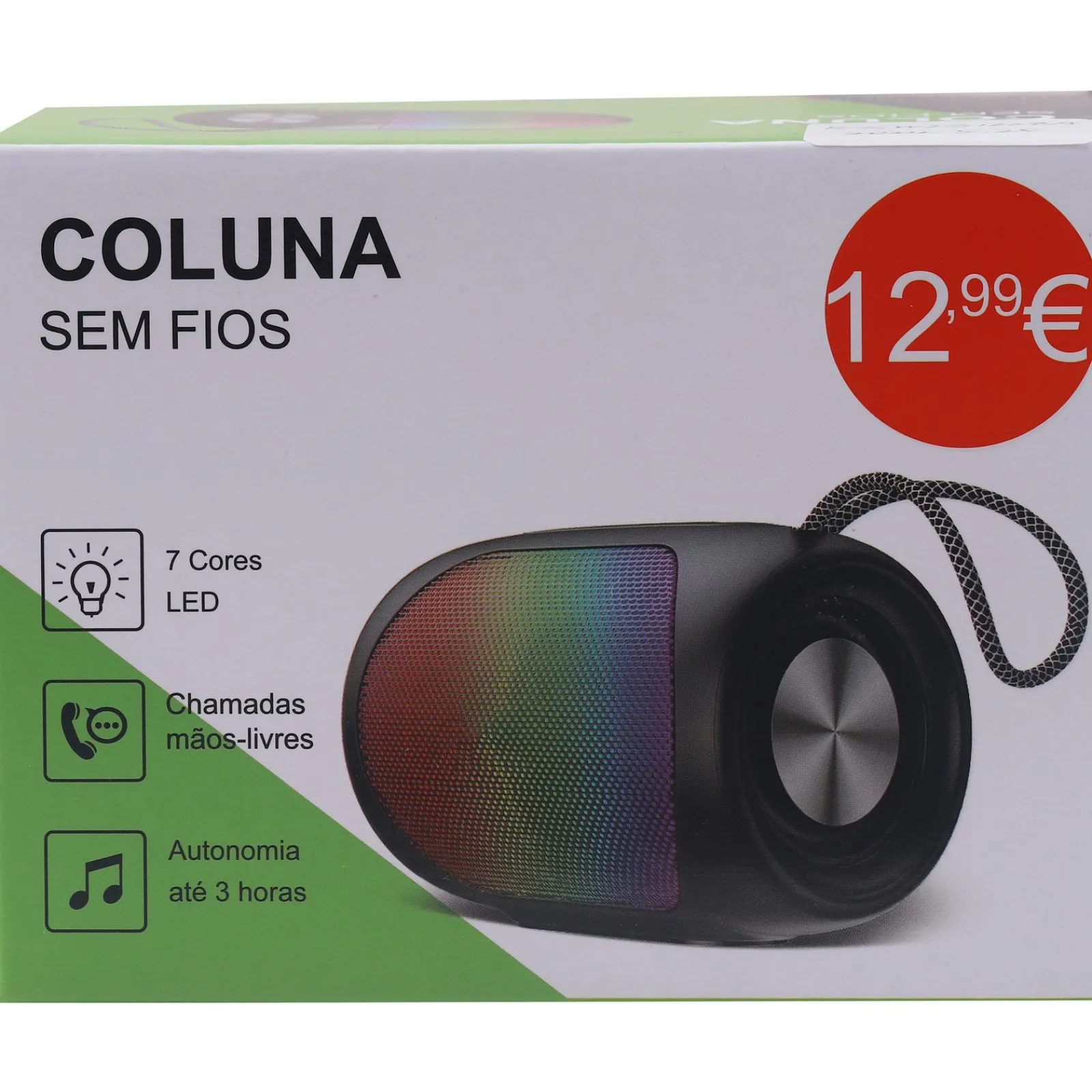 Wesdar Coluna Sem Fios 3W Bluetooth 5.0