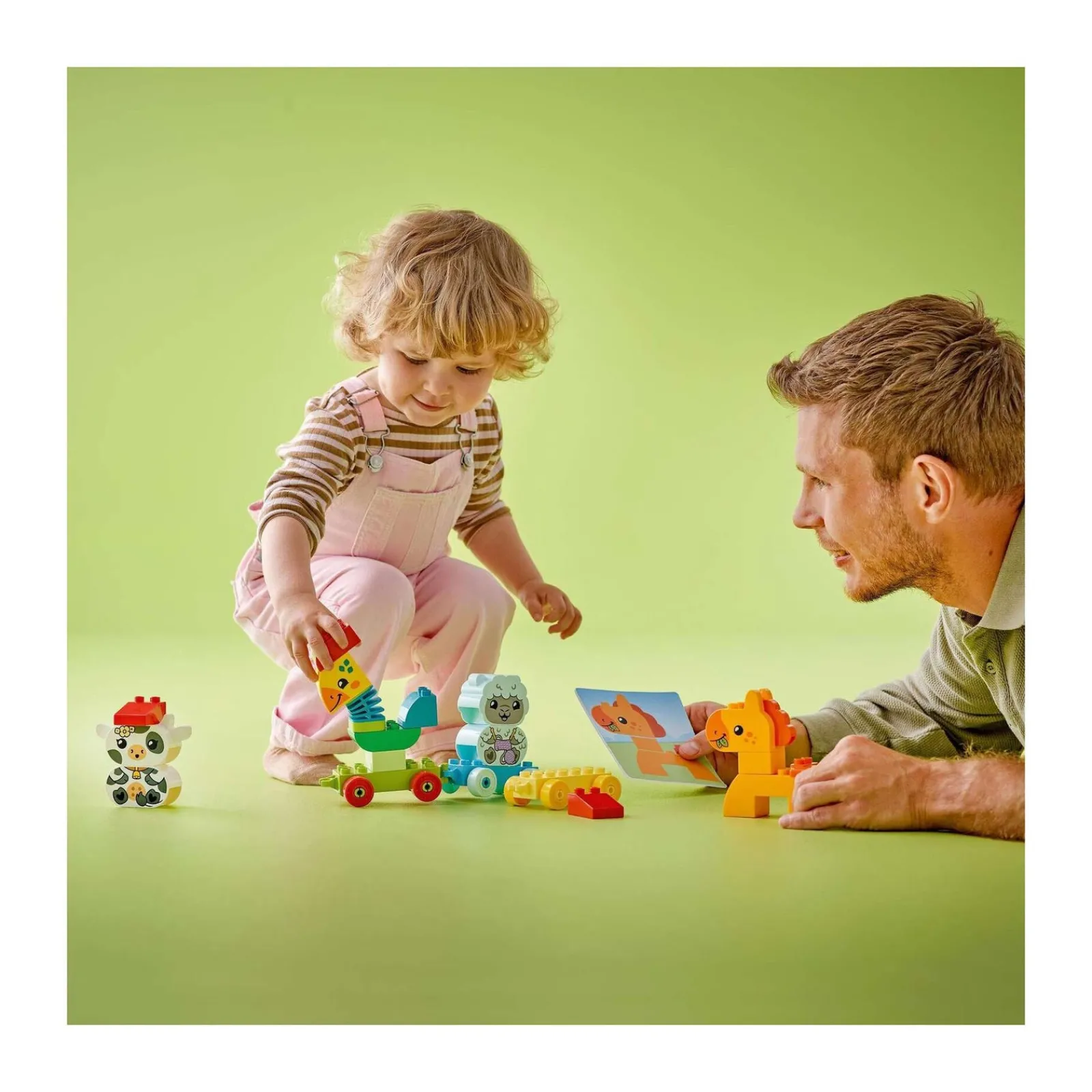 Hot Lego-Duplo Comboio De Animais