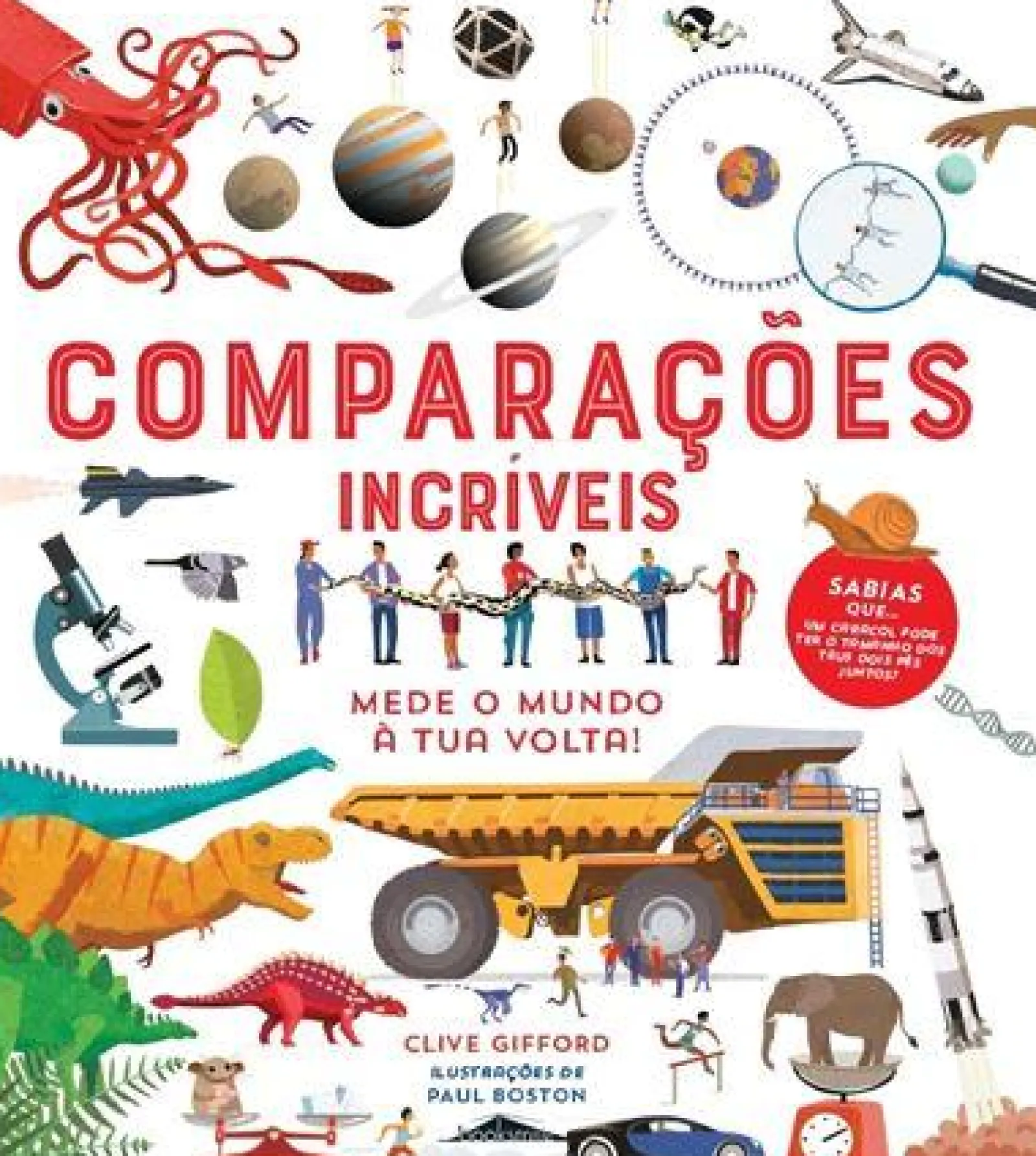Hot Booksmile Comparações Incríveis de Clive Gifford - Mede o Mundo à Tua Volta!