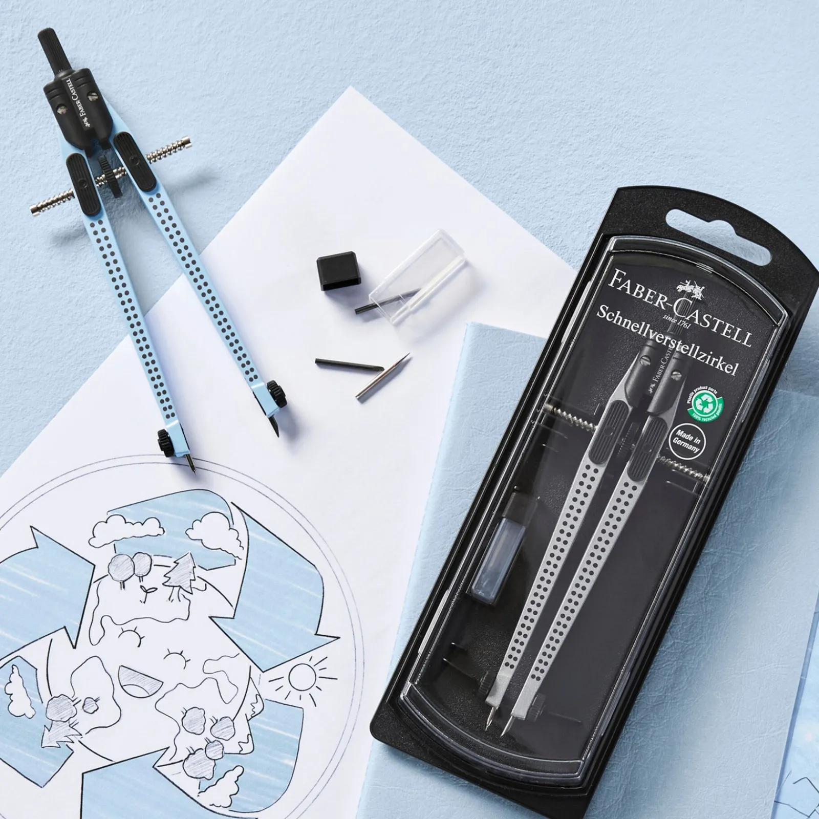 Faber Castell Compasso Sky Blue