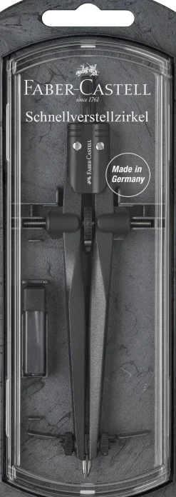 Faber Castell Compasso Stream Preto com Minas
