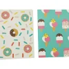 Discount Cuties Conj 2 Cadernos - Donuts Sortido