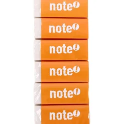 Note! Conjunto 6 Borrachas Branco