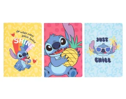 Disney Conjunto 3 Cadernos A5 - Stitch Tropical