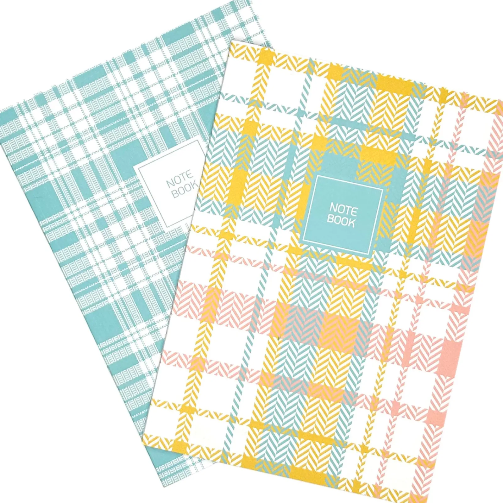 New Note! Conjunto 2 Cadernos Agrafados A5 Liso 96F Square