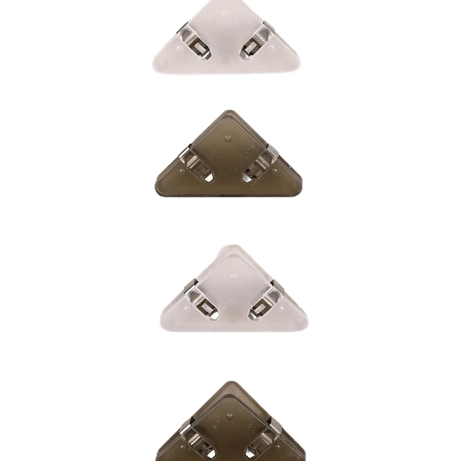 Note! Conjunto 4 Clips Triangulares 5,3x3,1cm