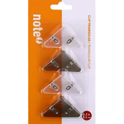 Note! Conjunto 4 Clips Triangulares 5,3x3,1cm
