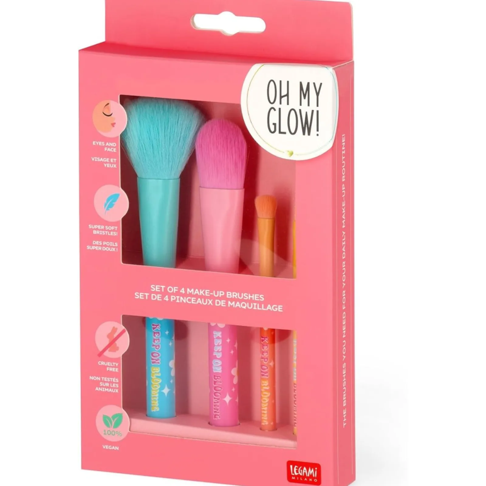 Legami Conjunto 4 Pincéis Maquilhagem - Margarida
