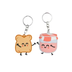 Hot Mr. Wonderful Conjunto 2 Porta-Chaves - Torrada E Doce