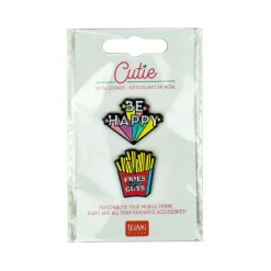 Legami Conjunto 2 Stickers Metal - Be Happy