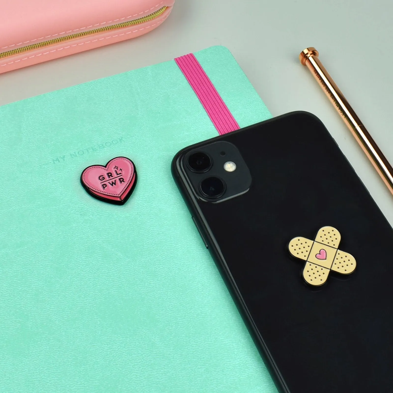 Legami Conjunto 2 Stickers Metal - Grl Pwr