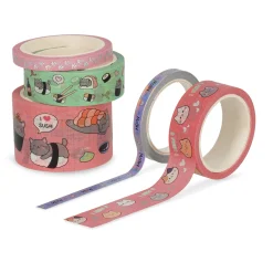 Legami Conjunto 5 Washi Tapes - Gato