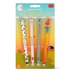 Legami Conjunto de 4 Canetas de Apagar - Farm Sweet Farm