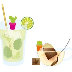 Legami Conjunto De 6 Marcadores De Bebida - Fiesta!