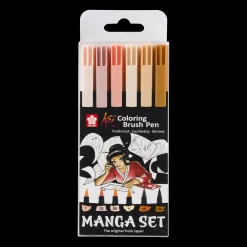 Sakura Conjunto de 6 Marcadores Koi Coloring Brush