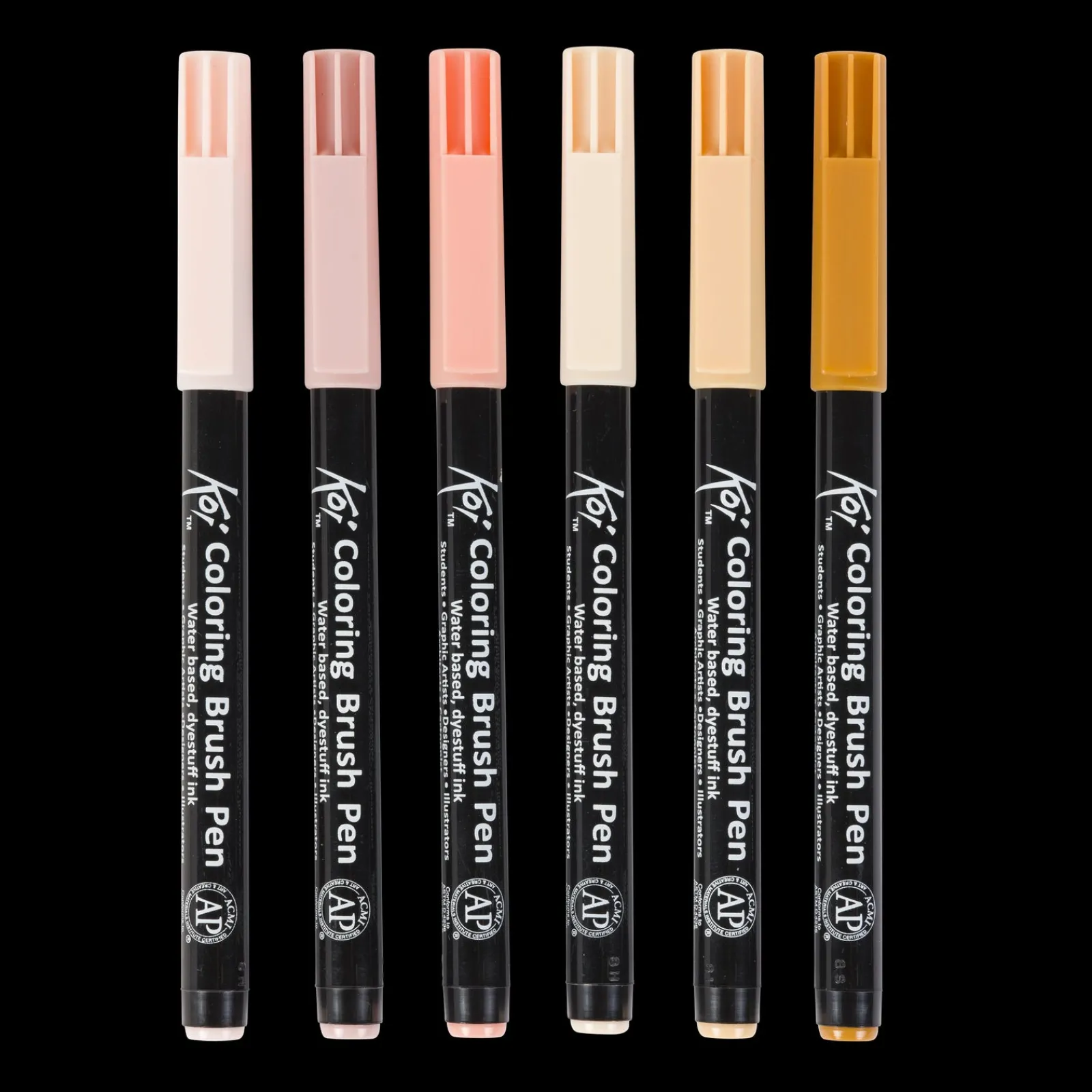 Sakura Conjunto de 6 Marcadores Koi Coloring Brush