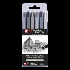 Online Sakura Conjunto de 6 Marcadores Koi Coloring Brush