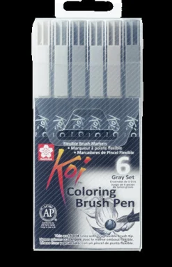Online Sakura Conjunto de 6 Marcadores Koi Coloring Brush