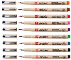 Sakura Conjunto de 9 Marcadores Pigma Brush