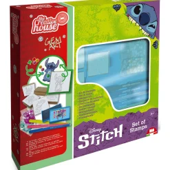 Discount Stitch Conjunto Didático Artes 8 Marcadores + 5 Carimbos + Cola