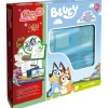 Discount Bluey Conjunto Didático Artes 8 Marcadores + 5 Carimbos + Cola