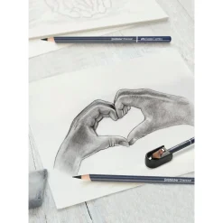 Sale Faber Castell Conjunto Esboço Carvão Esfuminho + 5 Lápis + Afia + Borracha